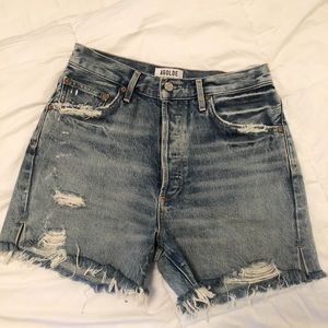 AGolde Jaden Denim Shorts in Surreal 28